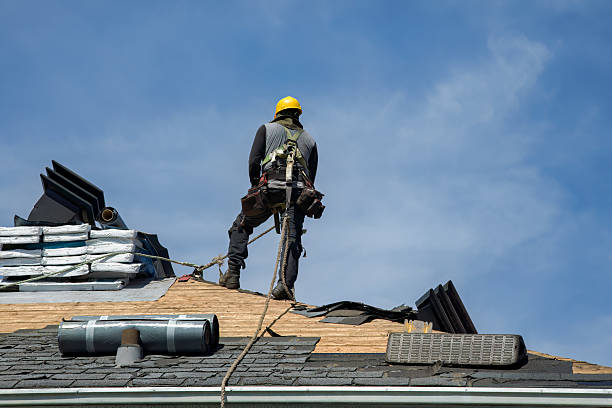 Professional Flat Roof Repair technician working in Ferrum, VA